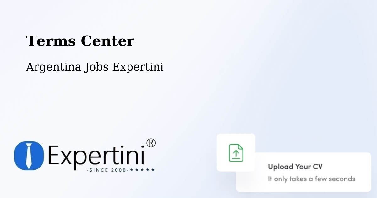 Terms of Service – Departamento De Monte Caseros - Argentina Jobs Expertini